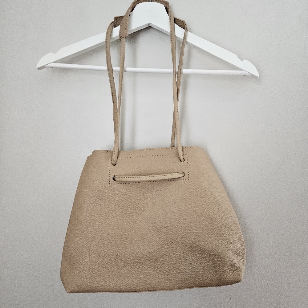 8 Other Reasons Vegan Leather Slouchy Bucket Bag Tan Neutral